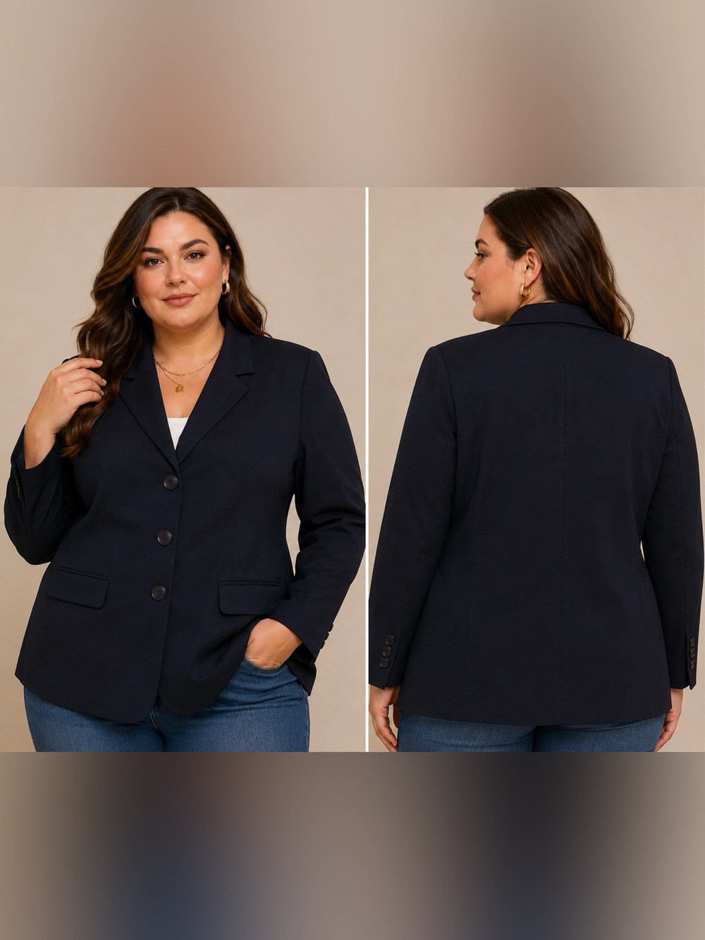 Classic Talbots Navy Blazer